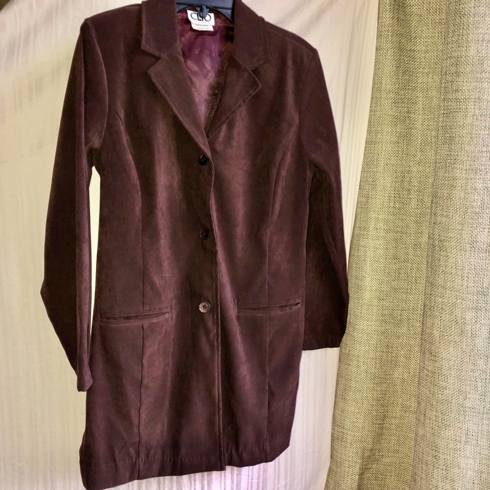 Vintage CLIO Jacket Petite Small Brown Women’s